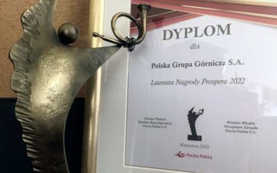 Polska Grupa Górnicza S.A. uhonorowana Nagrodą Prospera 2022