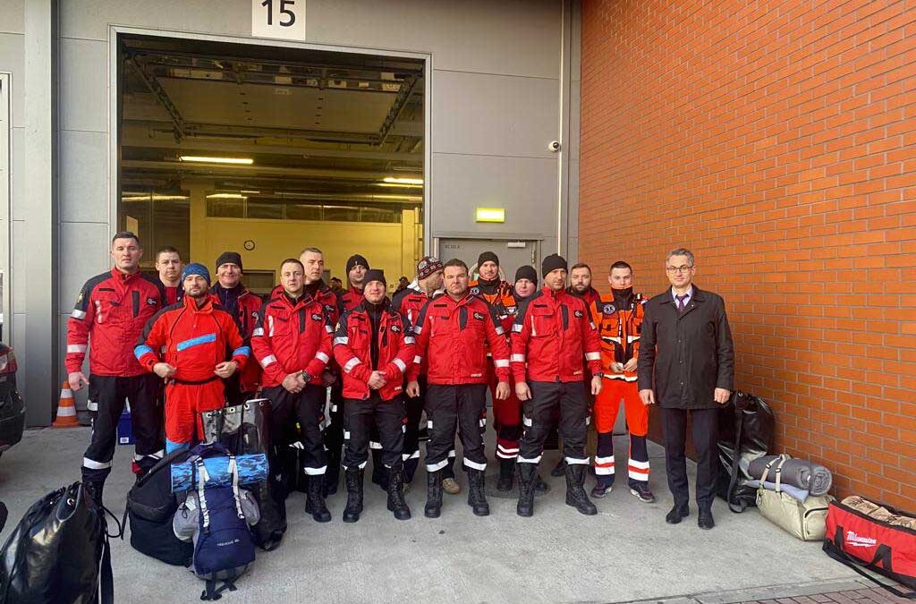 Ratownicy górniczy z kopalń PGG S.A. pomogą w poszukiwaniach zaginionych po trzęsieniu ziemi w Turcji.