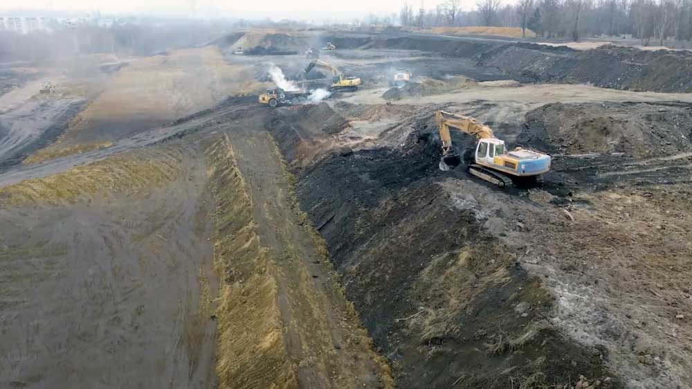 Naprawa hałd trwa