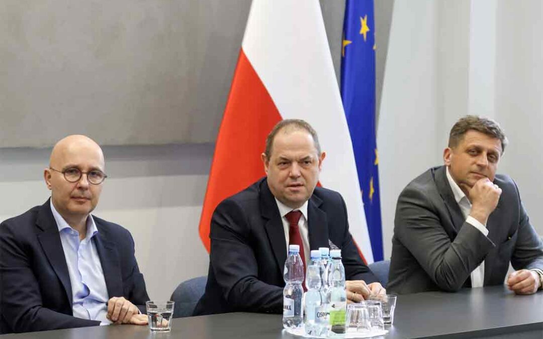 Wiceminister MAP z wizytą w Polskiej Grupie Górniczej